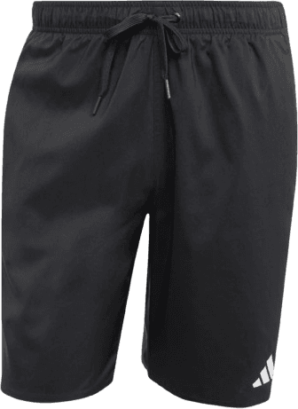 adidas Men's 3 Stripes Swim Shorts 8 Inch - Black/White