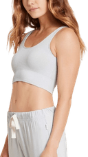 Boody Ribbed Seamfree Crop - Dove