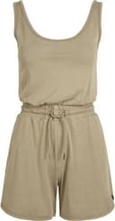 Urban Classics Modal Short Sleeve Jumpsuit - Khaki