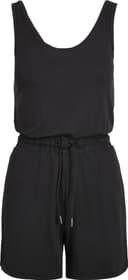 Urban Classics Modal Short Sleeve Jumpsuit - Black