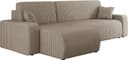Mirjan24 Piano L Cord Beige Soffa 244cm 5-sits