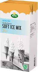 Arla Lactose-Free Soft Ice Cream Mix Vanilla 199.9cl