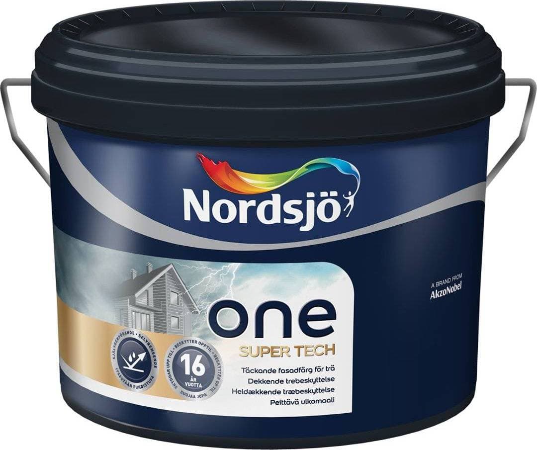 Nordsjö One Super Tech Träfasadsfärg White 10L