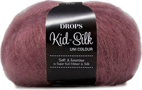 Drops Design Kid Silk Uni Colour Malva 210m