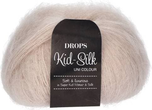 Drops Design Kid Silk Uni Colour Perlerosa 210m