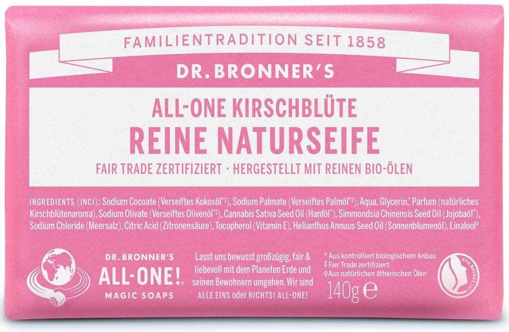 Dr. Bronners Bronner Cherry Blossom Bar Soap 140g