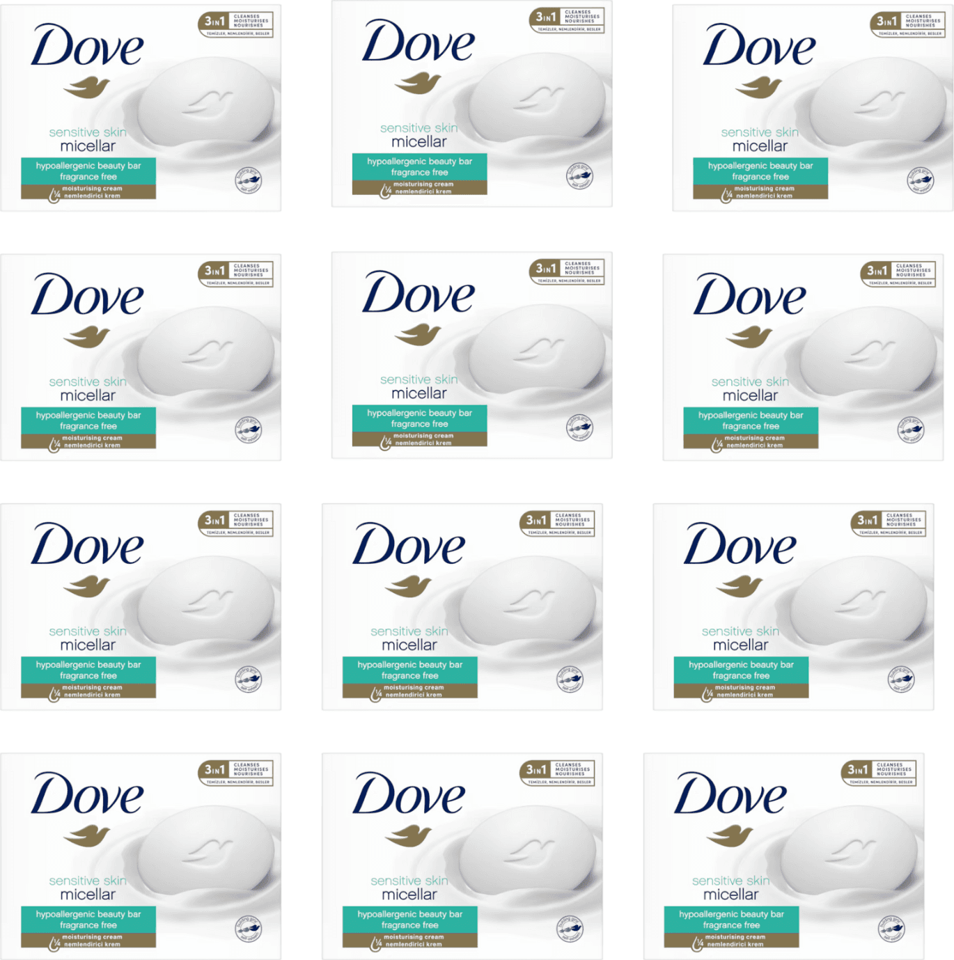 Dove Sensitive Skin Saippuapala 90g