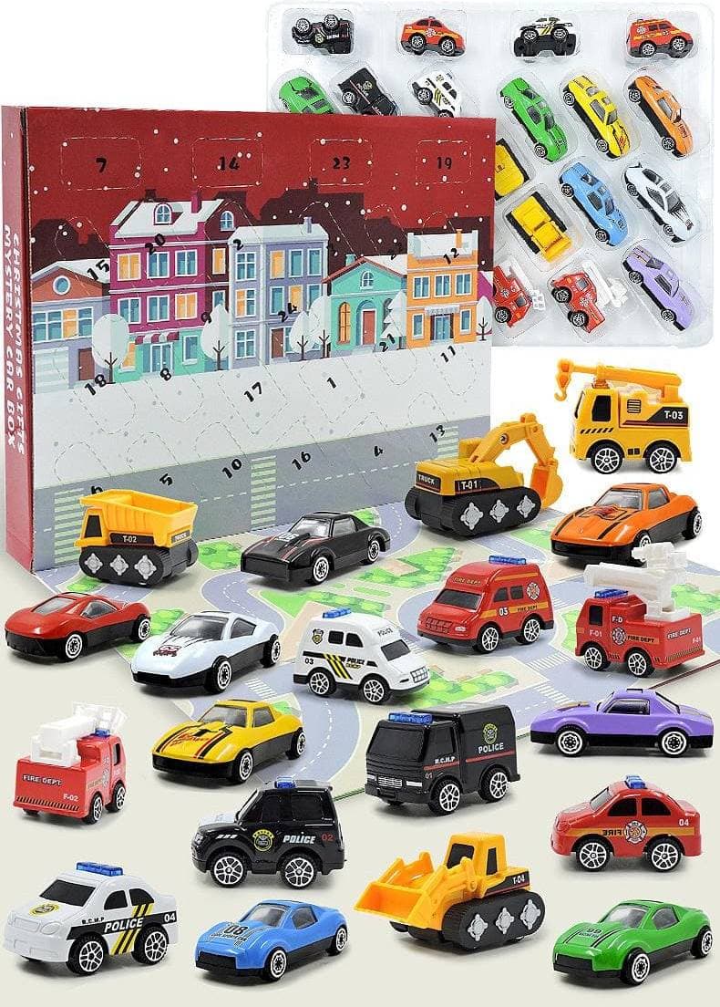 Joulukalenteri Autot Leluautoilla Adventskalender