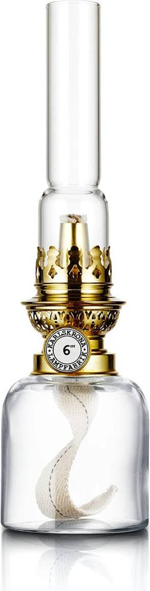 Karlskrona Lampfabrik Koholmen Clear Oljelampa 24cm