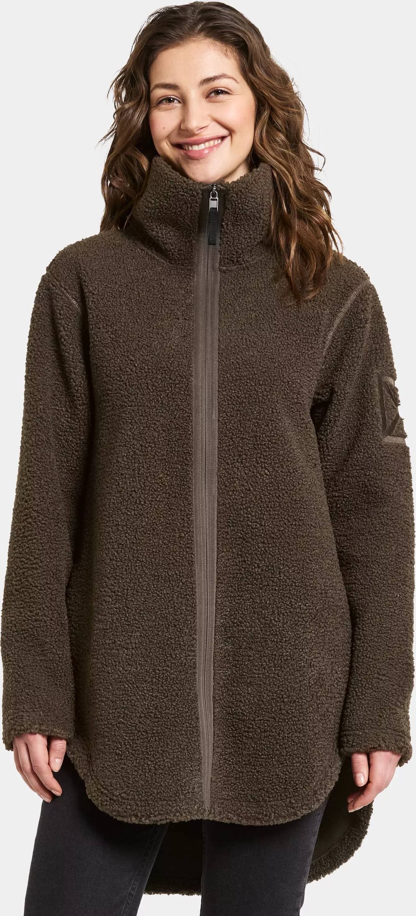 Didriksons Umi Fleecerkappa Dam - Mörkbrun