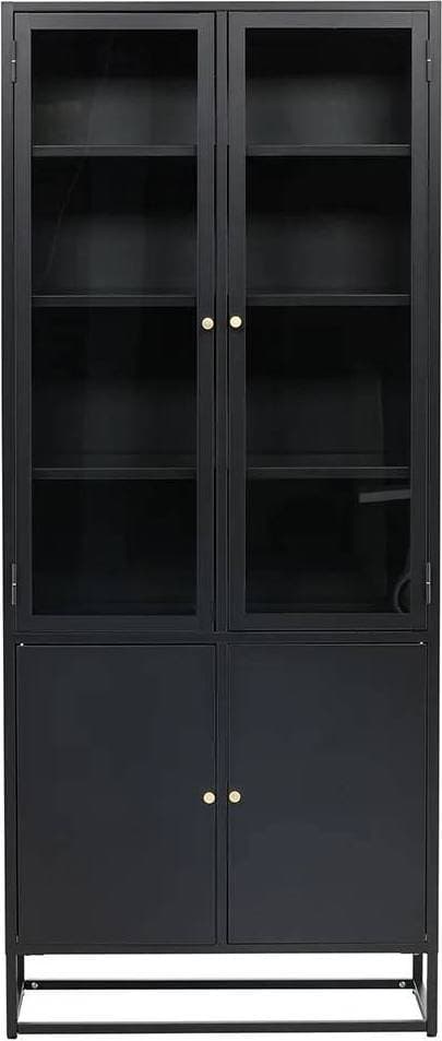 Venture Design Bakal Black Vitrinskåp 80x190cm