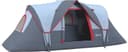 OutSunny 5-6 People Tunnel Tent - Grey