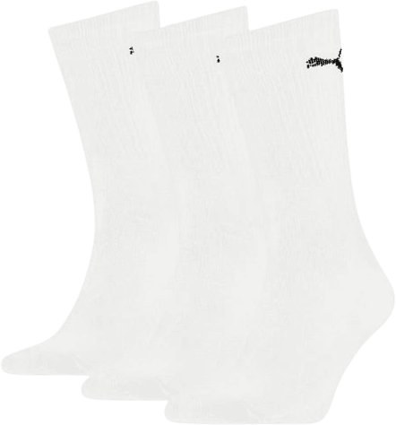 Puma Crew Sock 3-pack - White