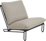 Brafab Blixt - Black/Cley Beige Utefåtölj