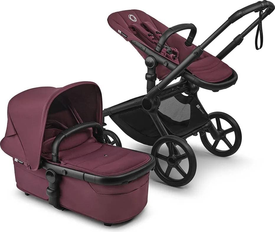 Bugaboo Fox 5 Renew Black/Dark Cherry (Duo)