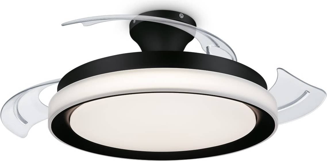 Philips Bliss Fan Ceiling Light 35+28W Black