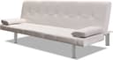 vidaXL 241723 Creamy White Soffa 168cm