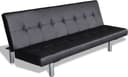 vidaXL 241722 Black Soffa 168cm