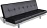 vidaXL 241722 Black Soffa 168cm