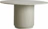 Nordal Erie Runt 140cm Vit Marmor Matbord 140cm