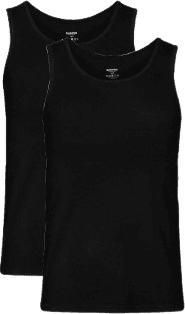 Resteröds Bamboo Tank Top 2-pack - Black