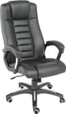 tectake Ergonomisk Svart Kontorsstol
