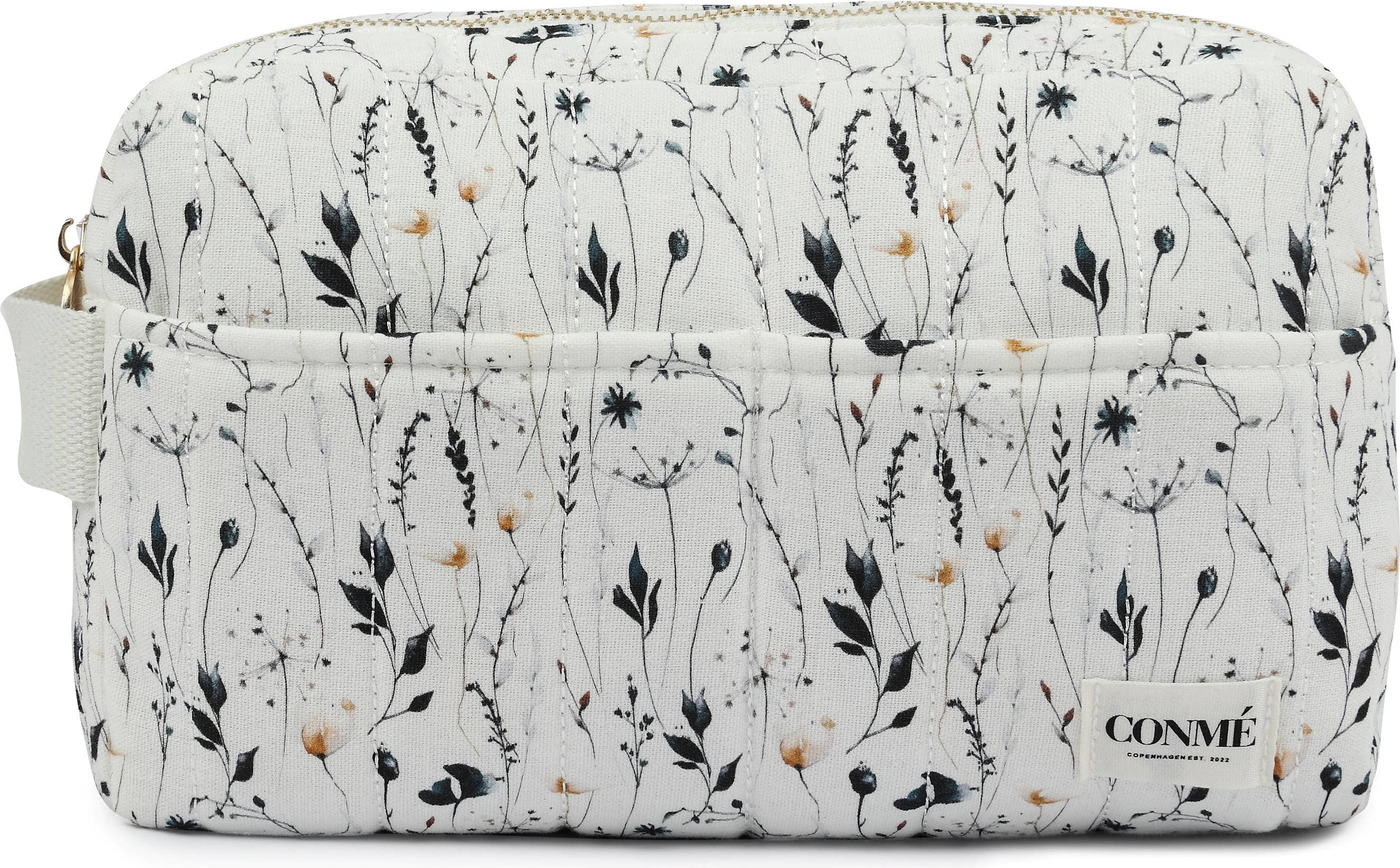 Conmé Necessär L Watercolor Floral - Vit
