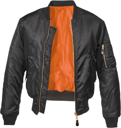 Brandit MA1 Bomberjacka - Svart