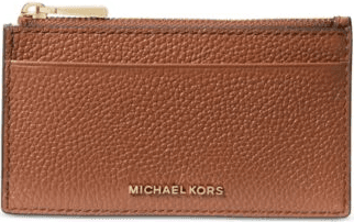 Michael Kors Sm Zip Key Card Case - Beige
