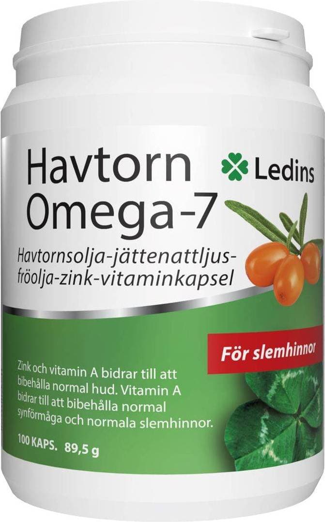 Ledins Havtorn Omega-7 100 kapslar 100 st