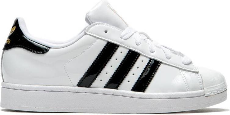 adidas Låg Sneaker Superstar II - Svart Vit