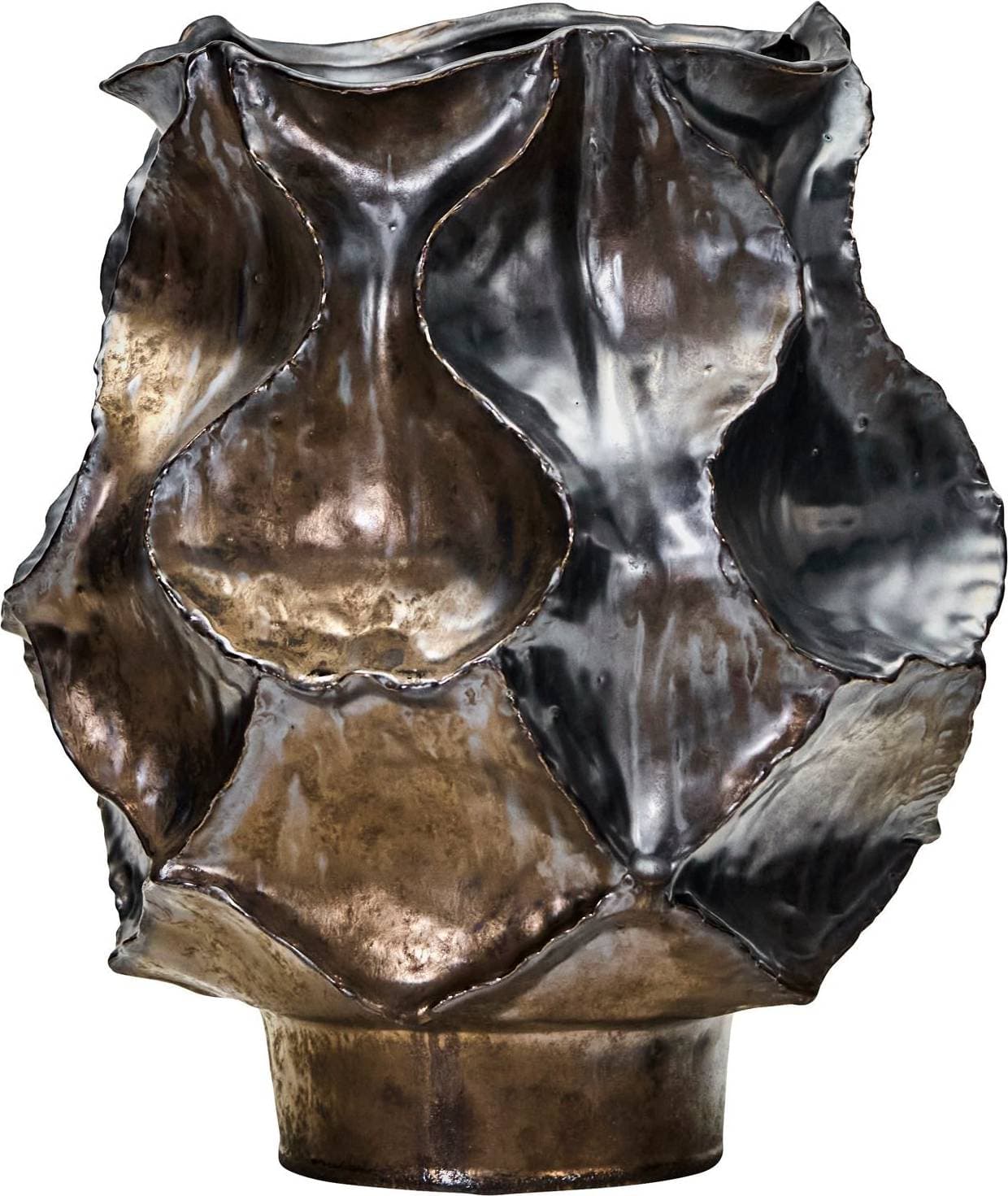 House Doctor Vase Hdwaves Antik Metallisk Brun Vas
