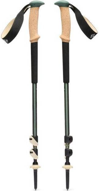 Black Diamond Trail Cork Trekking Poles Laurel Green