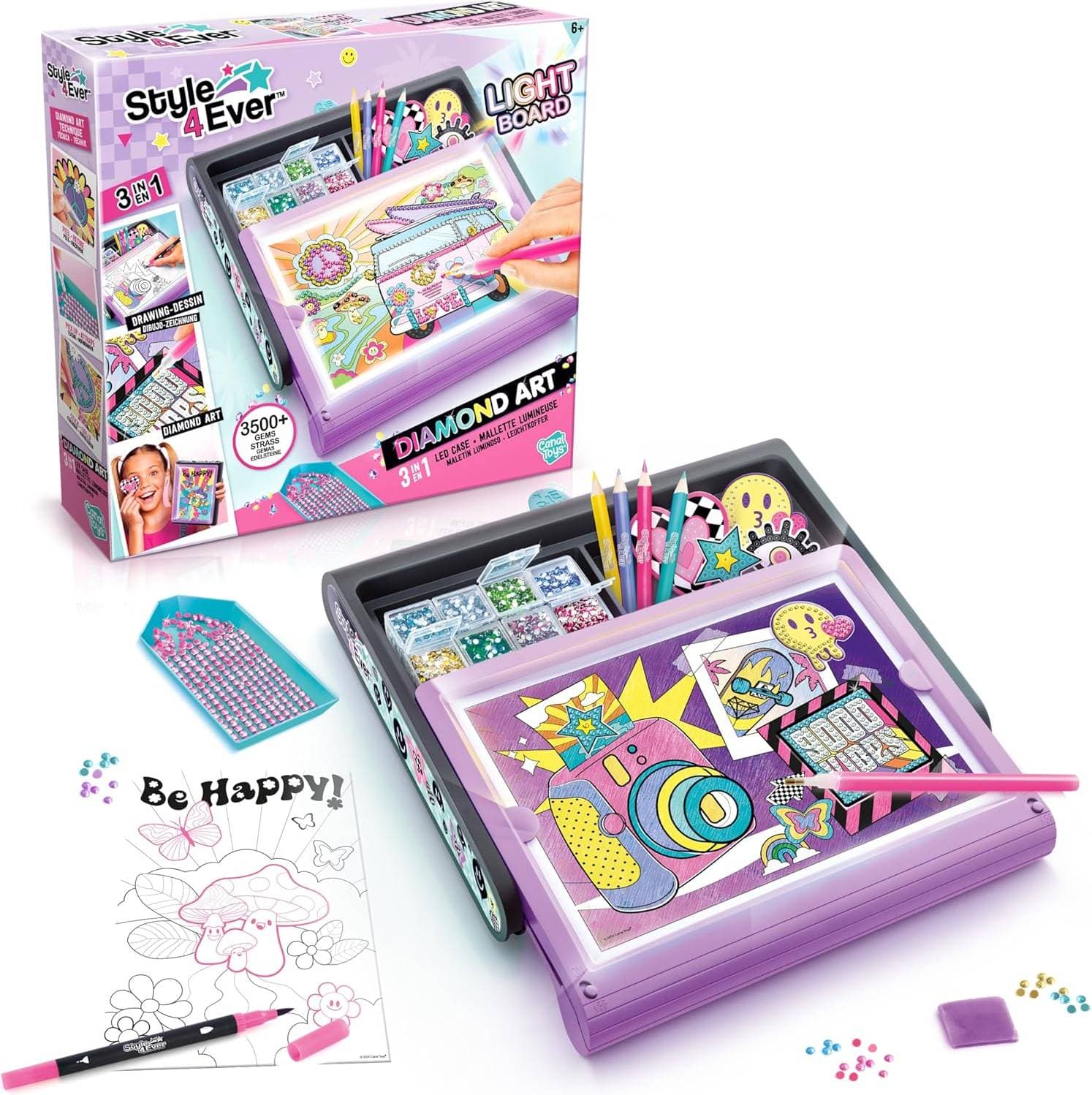 Style 4 Ever Diamantmålning OFG 300 Lila