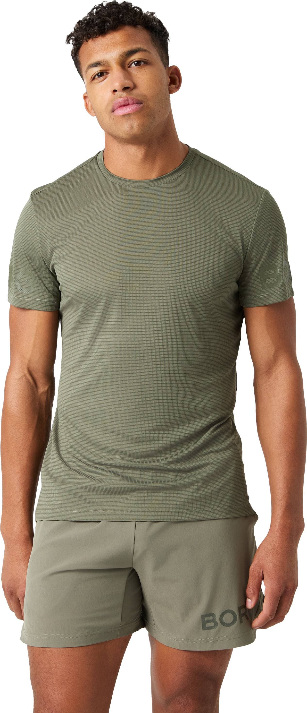 Björn Borg Light T-Shirt Dusty Olive - Grön