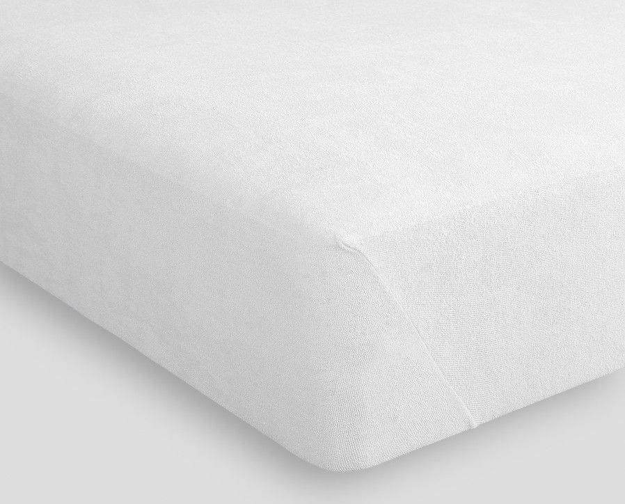 Borganäs Frotté Madrasskydd Vit (200x90cm)