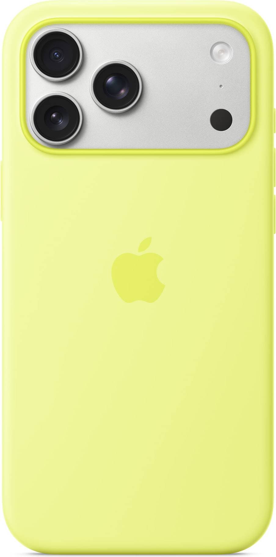 Apple iPhone 17 Pro Max Silicone Case Neon Yellow