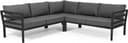 Brafab Weldon Loungeset, Bord inkl. 3 Soffor