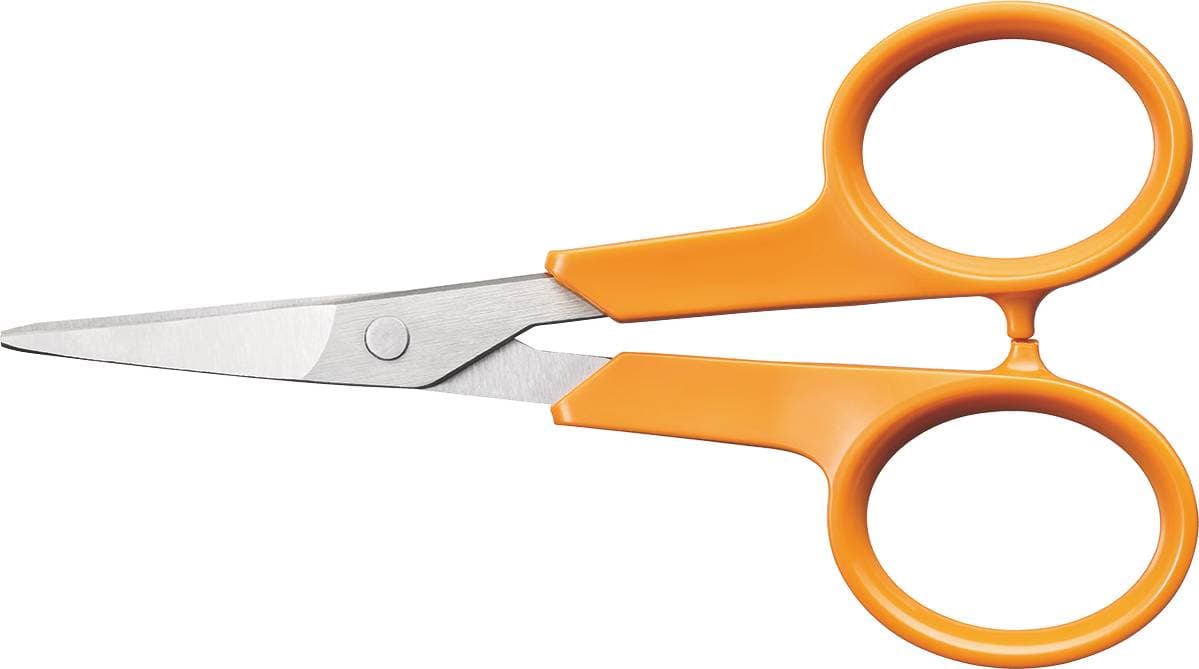 Fiskars Classic Neg Saks Krum 10 Cm - Orange 1-pack