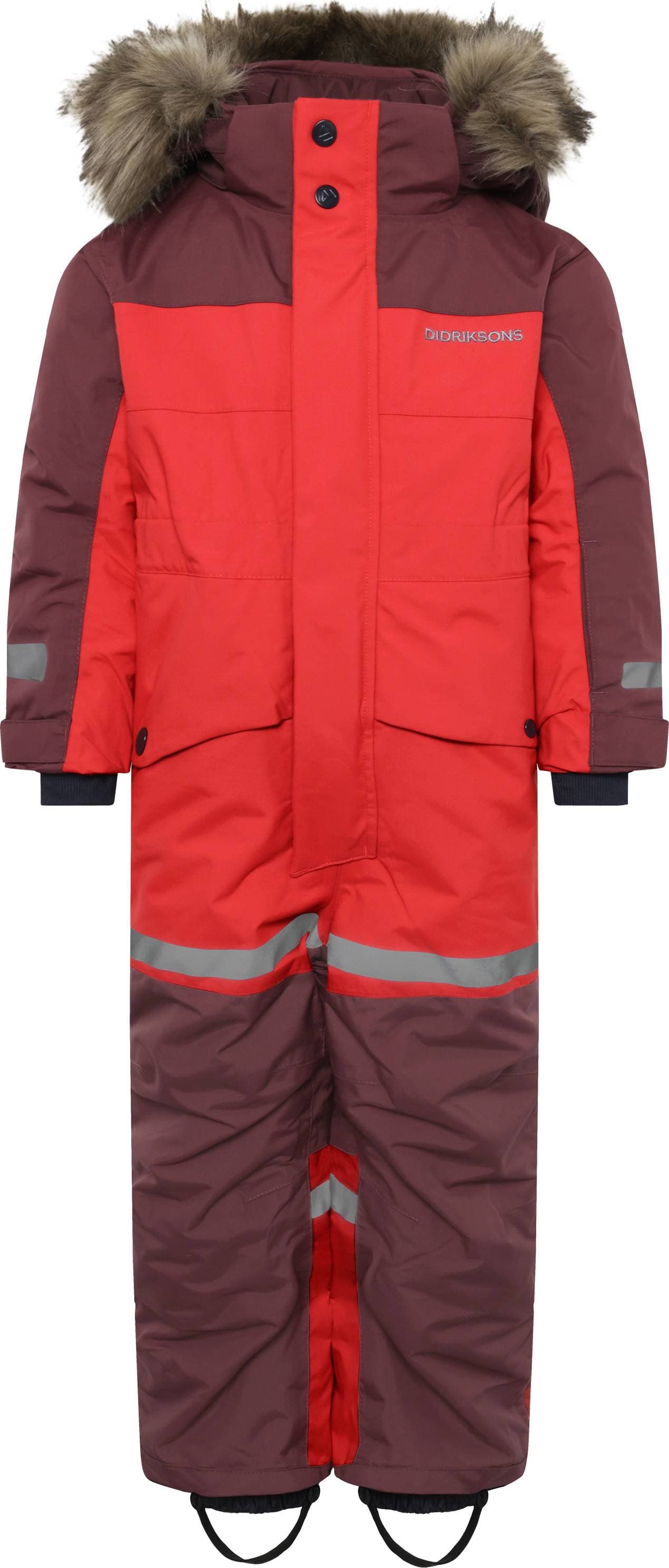 Didriksons Kids Coverall 4 Pomme Red