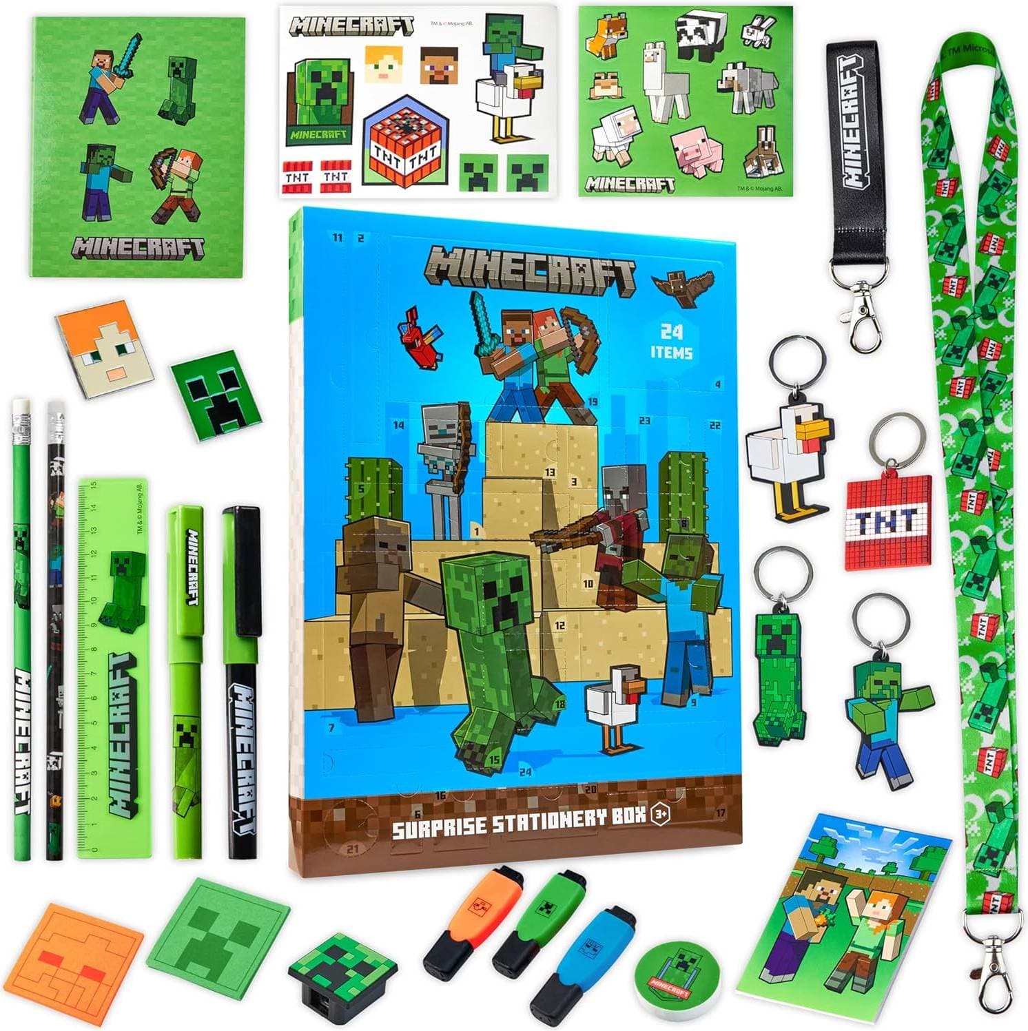 Minecraft Surprise Stationery Adventskalender