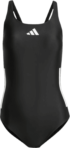 adidas 3-Stripes C-Back Baddräkt - Black/White