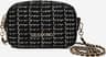 Valentino Tweed Crossbody Bag Black