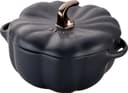 Staub Pumpagryta Stengods Svart 0.7 L med lock 0.71 L