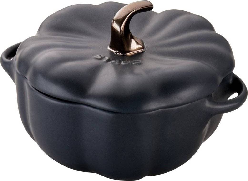 Staub Pumpagryta Stengods Svart 0.7 L med lock 0.71 L