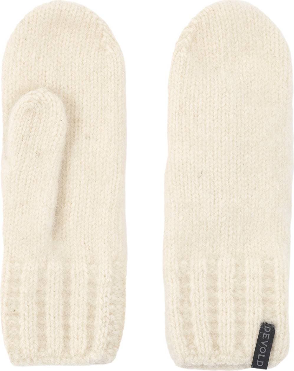 Devold Nansen Wool Mitten Offwhite