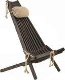 Ecofurn Ecochair Furu Svart Oljad Stol