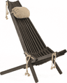 Ecofurn Ecochair Furu Svart Oljad Stol