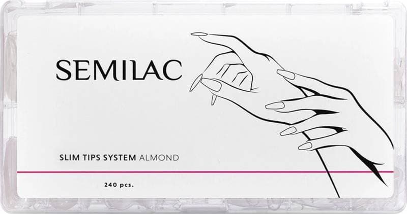 Semilac Slim Tips System Lösnaglar Typ 240 St