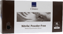 Abena Powder Free Disposable Gloves 100-pack - Black